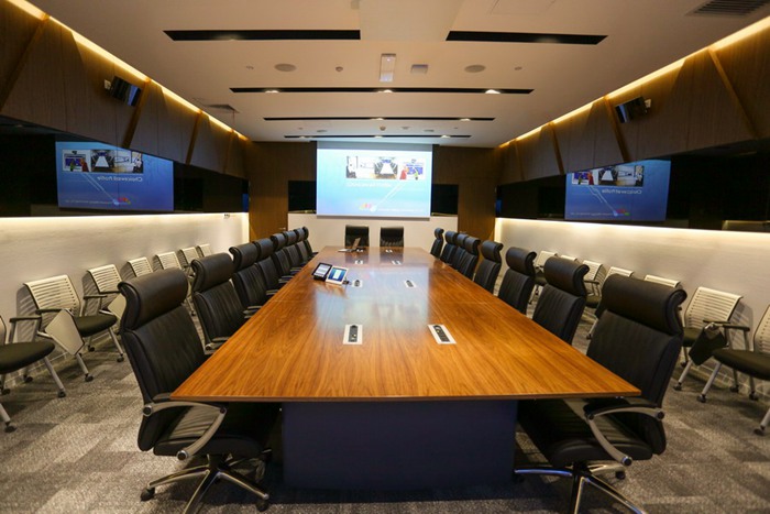 高端会议室家具效果图